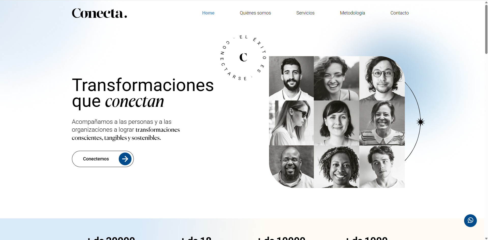 Captura del proyecto Somos Conecta – Web Corporativa