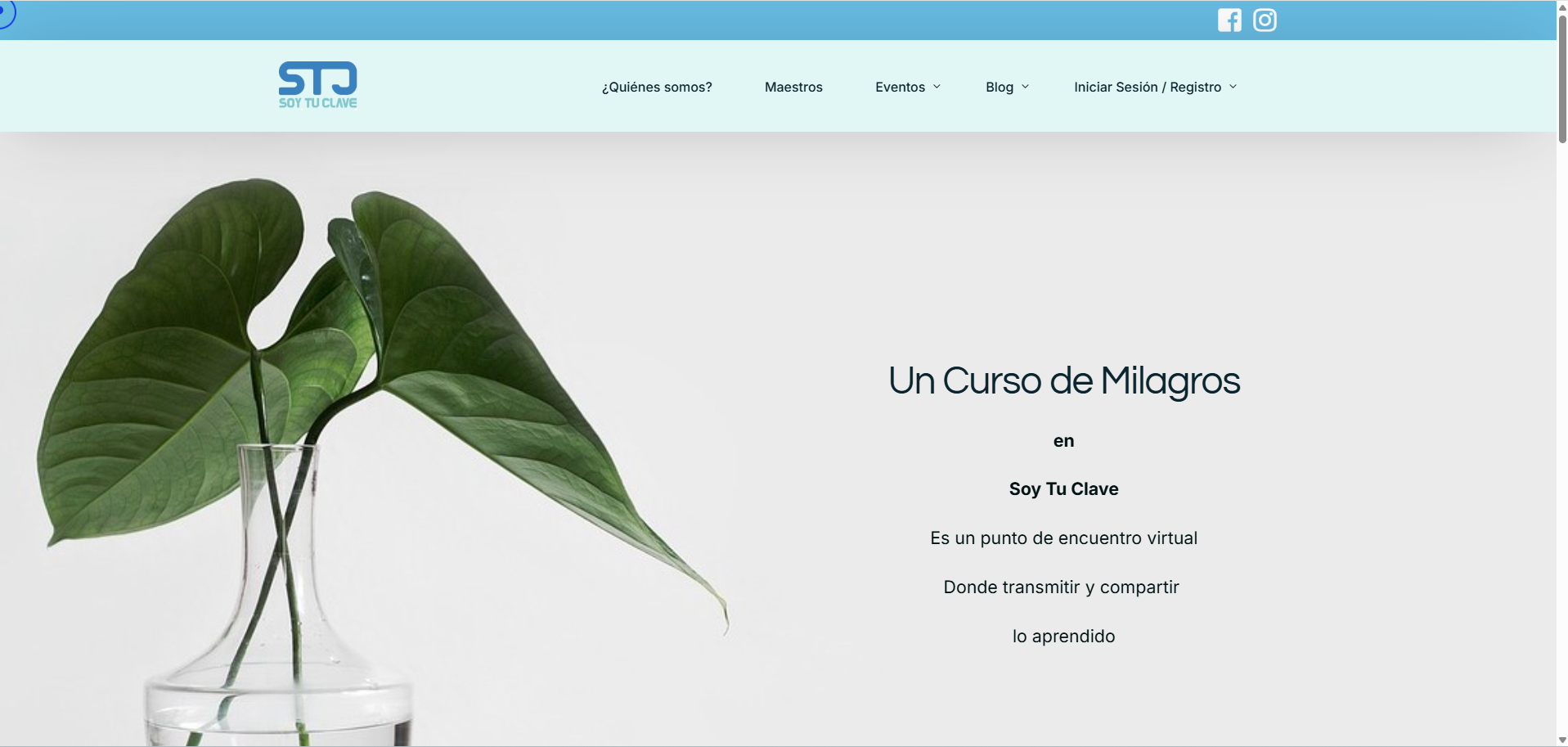 Captura del proyecto Soy Tu Clave – Diseño web