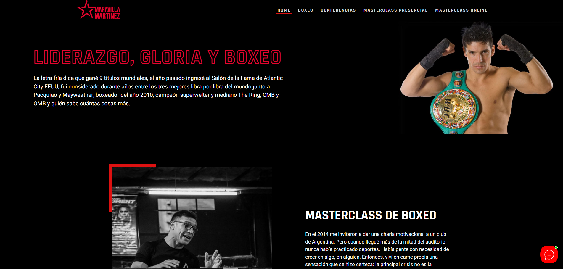 Captura del proyecto Diseño y Desarrollo Web – Maravilla Martinez