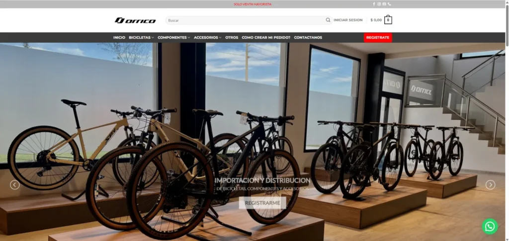 Captura del proyecto Orriko Bike