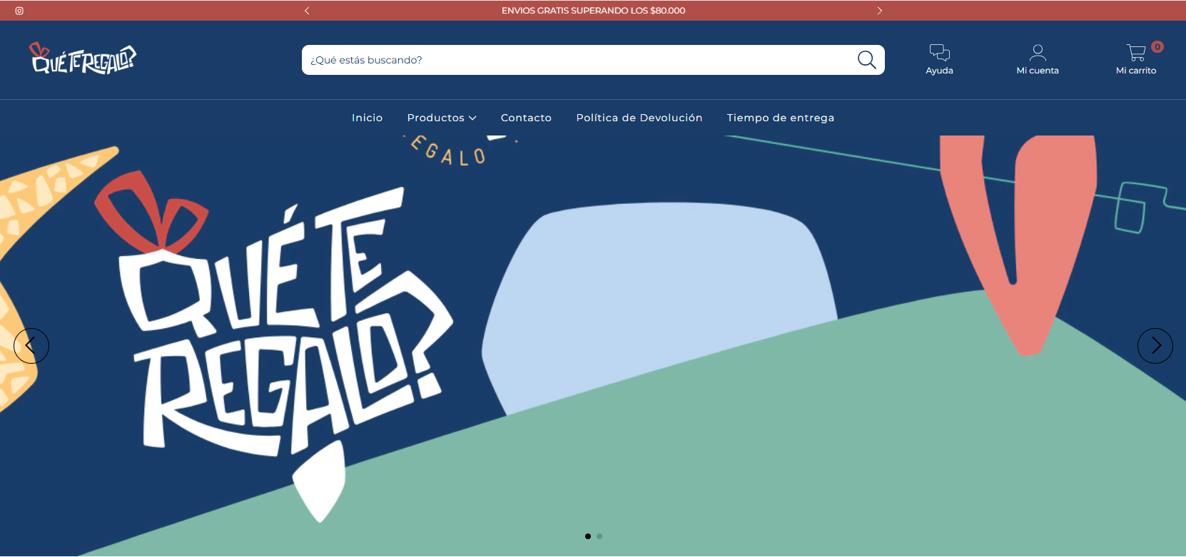Captura del proyecto ¿Qué te regalo?: Tienda Online de Alta Conversión y SEO Ecommerce